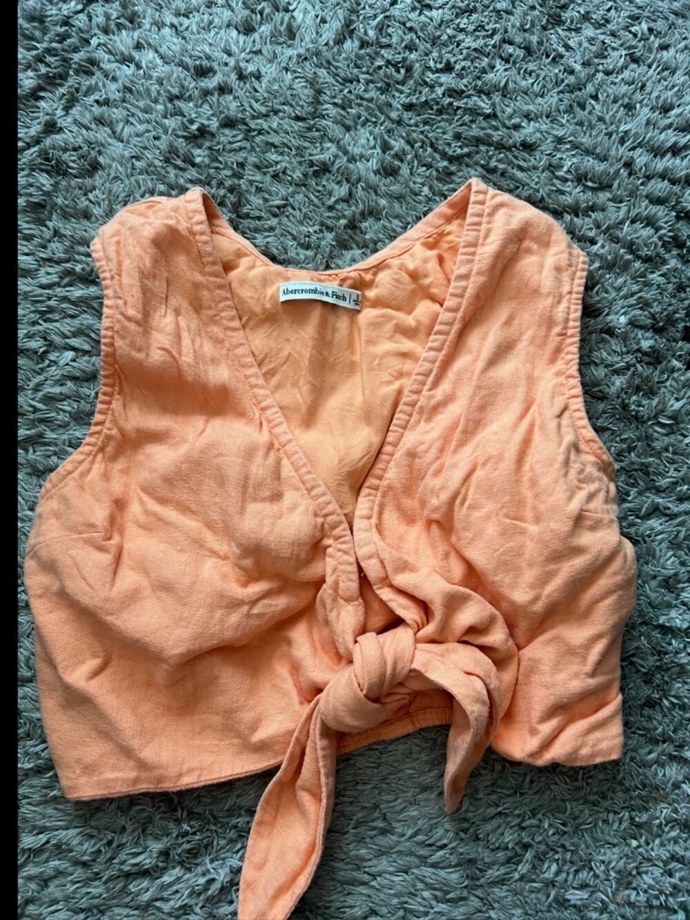 Abercrombie and fitch tied wrap crop top size S